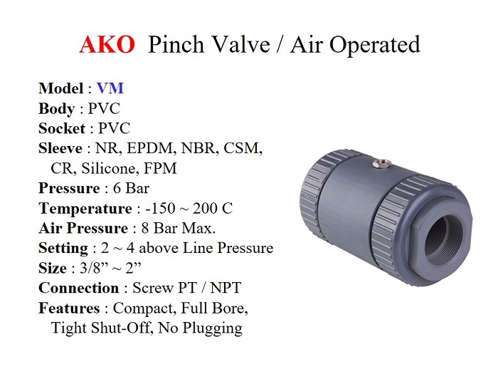 Pinch Valve - Product | Gamako Ekakarsa